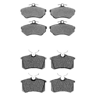 R1 Concepts® - Semi-Metallic Front and Rear Brake Pad Set