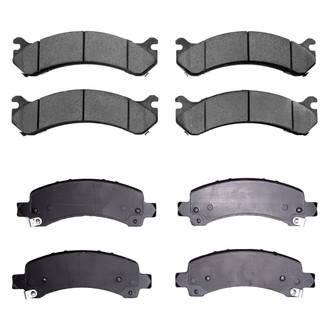 R1 Concepts® - Semi-Metallic Semi-Metallic Front and Rear Brake Pad Set