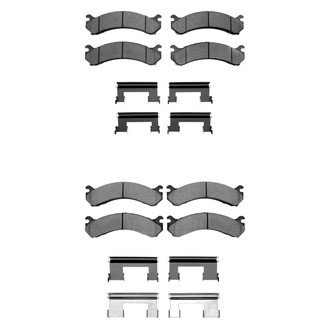R1 Concepts® - Semi-Metallic Semi-Metallic Front and Rear Brake Pad Set