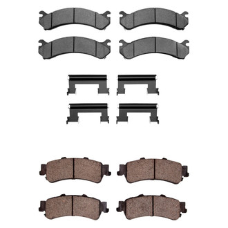 R1 Concepts® - Semi-Metallic Semi-Metallic Front and Rear Brake Pad Set