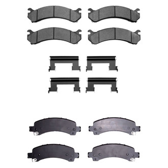 R1 Concepts® - Semi-Metallic Semi-Metallic Front and Rear Brake Pad Set