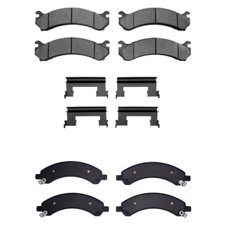 R1 Concepts® - Semi-Metallic Semi-Metallic Front and Rear Brake Pad Set