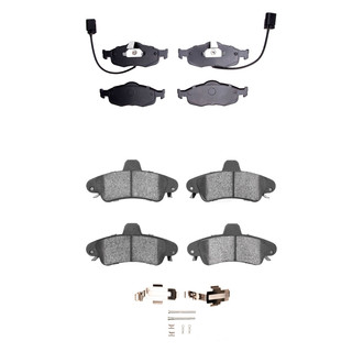 R1 Concepts® - Semi-Metallic Front and Rear Brake Pad Set