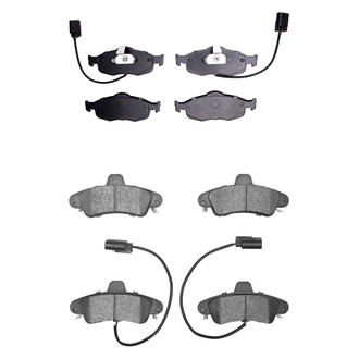 R1 Concepts® - Semi-Metallic Semi-Metallic Front and Rear Brake Pad Set