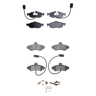 R1 Concepts® - Semi-Metallic Semi-Metallic Front and Rear Brake Pad Set
