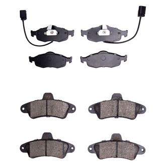 R1 Concepts® - Semi-Metallic Semi-Metallic Front and Rear Brake Pad Set