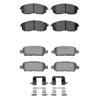 R1 Concepts® - Semi-Metallic Front and Rear Brake Pad Set