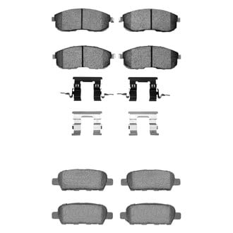 R1 Concepts® - Semi-Metallic Front and Rear Brake Pad Set