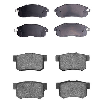 R1 Concepts® - Semi-Metallic Front and Rear Brake Pad Set