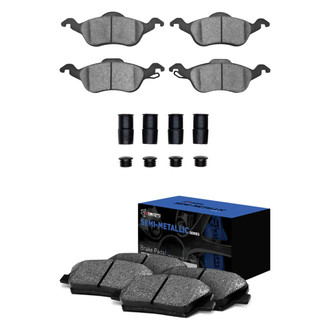 R1 Concepts® - Semi-Metallic Semi-Metallic Front and Rear Brake Pad Set