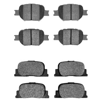 R1 Concepts® - Semi-Metallic Front and Rear Brake Pad Set
