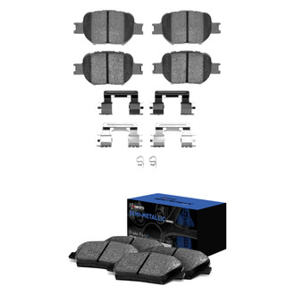 R1 Concepts® - Semi-Metallic Front and Rear Brake Pad Set