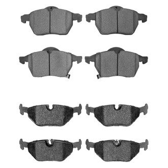 R1 Concepts® - Semi-Metallic Semi-Metallic Front and Rear Brake Pad Set