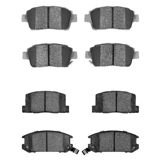 R1 Concepts® - Semi-Metallic Front and Rear Brake Pad Set