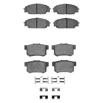 R1 Concepts® - Semi-Metallic Semi-Metallic Front and Rear Brake Pad Set