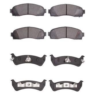 R1 Concepts® - Semi-Metallic Semi-Metallic Front and Rear Brake Pad Set