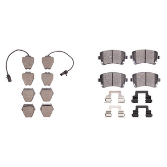 R1 Concepts® - Semi-Metallic Semi-Metallic Front and Rear Brake Pad Set