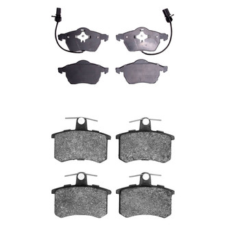 R1 Concepts® - Semi-Metallic Semi-Metallic Front and Rear Brake Pad Set