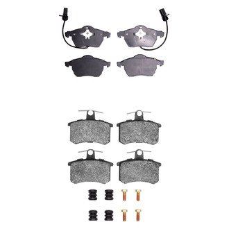 R1 Concepts® - Semi-Metallic Semi-Metallic Front and Rear Brake Pad Set
