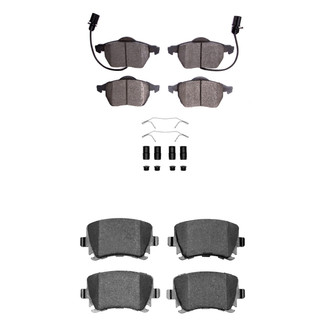 R1 Concepts® - Semi-Metallic Semi-Metallic Front and Rear Brake Pad Set