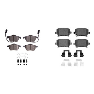 R1 Concepts® - Semi-Metallic Semi-Metallic Front and Rear Brake Pad Set