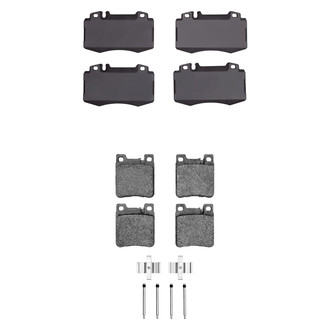 R1 Concepts® - Semi-Metallic Front and Rear Brake Pad Set