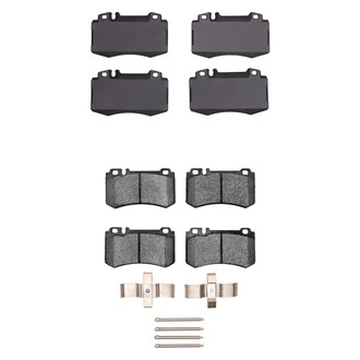 R1 Concepts® - Semi-Metallic Front and Rear Brake Pad Set
