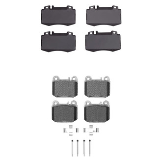 R1 Concepts® - Semi-Metallic Front and Rear Brake Pad Set