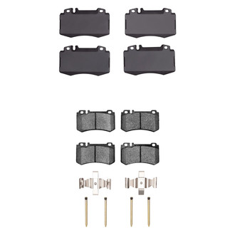 R1 Concepts® - Semi-Metallic Front and Rear Brake Pad Set