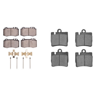 R1 Concepts® - Semi-Metallic Front and Rear Brake Pad Set