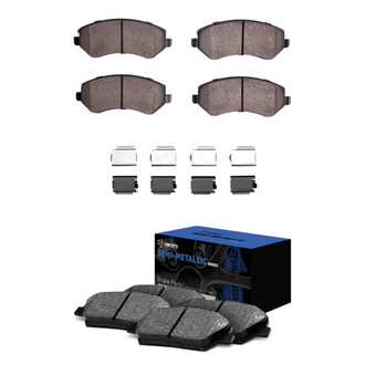R1 Concepts® - Semi-Metallic Semi-Metallic Front and Rear Brake Pad Set