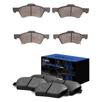 R1 Concepts® - Semi-Metallic Semi-Metallic Front and Rear Brake Pad Set