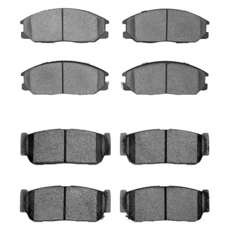 R1 Concepts® - Semi-Metallic Front and Rear Brake Pad Set
