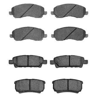 R1 Concepts® - Semi-Metallic Front and Rear Brake Pad Set