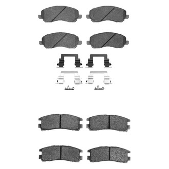 R1 Concepts® - Semi-Metallic Semi-Metallic Front and Rear Brake Pad Set