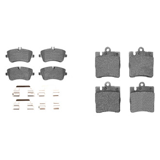 R1 Concepts® - Semi-Metallic Semi-Metallic Front and Rear Brake Pad Set