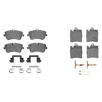 R1 Concepts® - Semi-Metallic Semi-Metallic Front and Rear Brake Pad Set