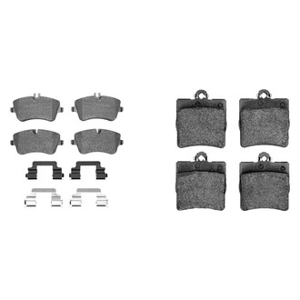 R1 Concepts® - Semi-Metallic Front and Rear Brake Pad Set