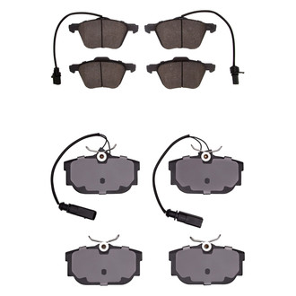 R1 Concepts® - Semi-Metallic Semi-Metallic Front and Rear Brake Pad Set