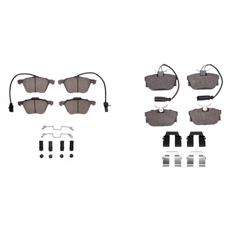 R1 Concepts® - Semi-Metallic Semi-Metallic Front and Rear Brake Pad Set