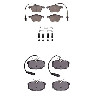 R1 Concepts® - Semi-Metallic Semi-Metallic Front and Rear Brake Pad Set
