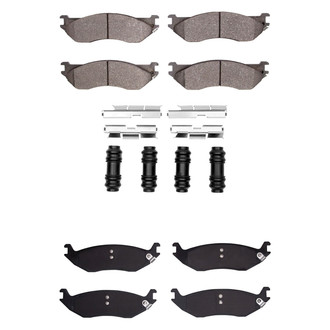 R1 Concepts® - Semi-Metallic Semi-Metallic Front and Rear Brake Pad Set