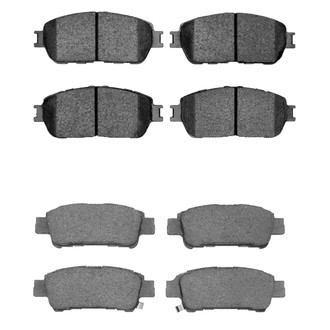 R1 Concepts® - Semi-Metallic Front and Rear Brake Pad Set