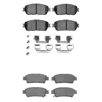 R1 Concepts® - Semi-Metallic Front and Rear Brake Pad Set