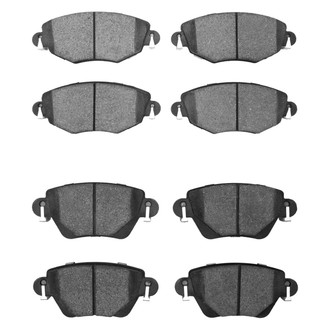 R1 Concepts® - Semi-Metallic Semi-Metallic Front and Rear Brake Pad Set