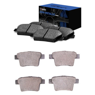 R1 Concepts® - Semi-Metallic Front and Rear Brake Pad Set