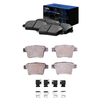 R1 Concepts® - Semi-Metallic Front and Rear Brake Pad Set