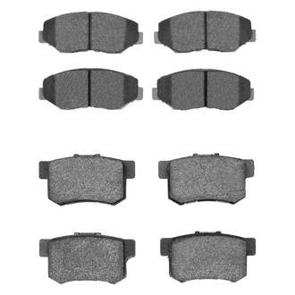 R1 Concepts® - Semi-Metallic Front and Rear Brake Pad Set