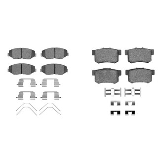 R1 Concepts® - Semi-Metallic Front and Rear Brake Pad Set