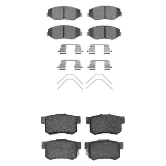 R1 Concepts® - Semi-Metallic Front and Rear Brake Pad Set